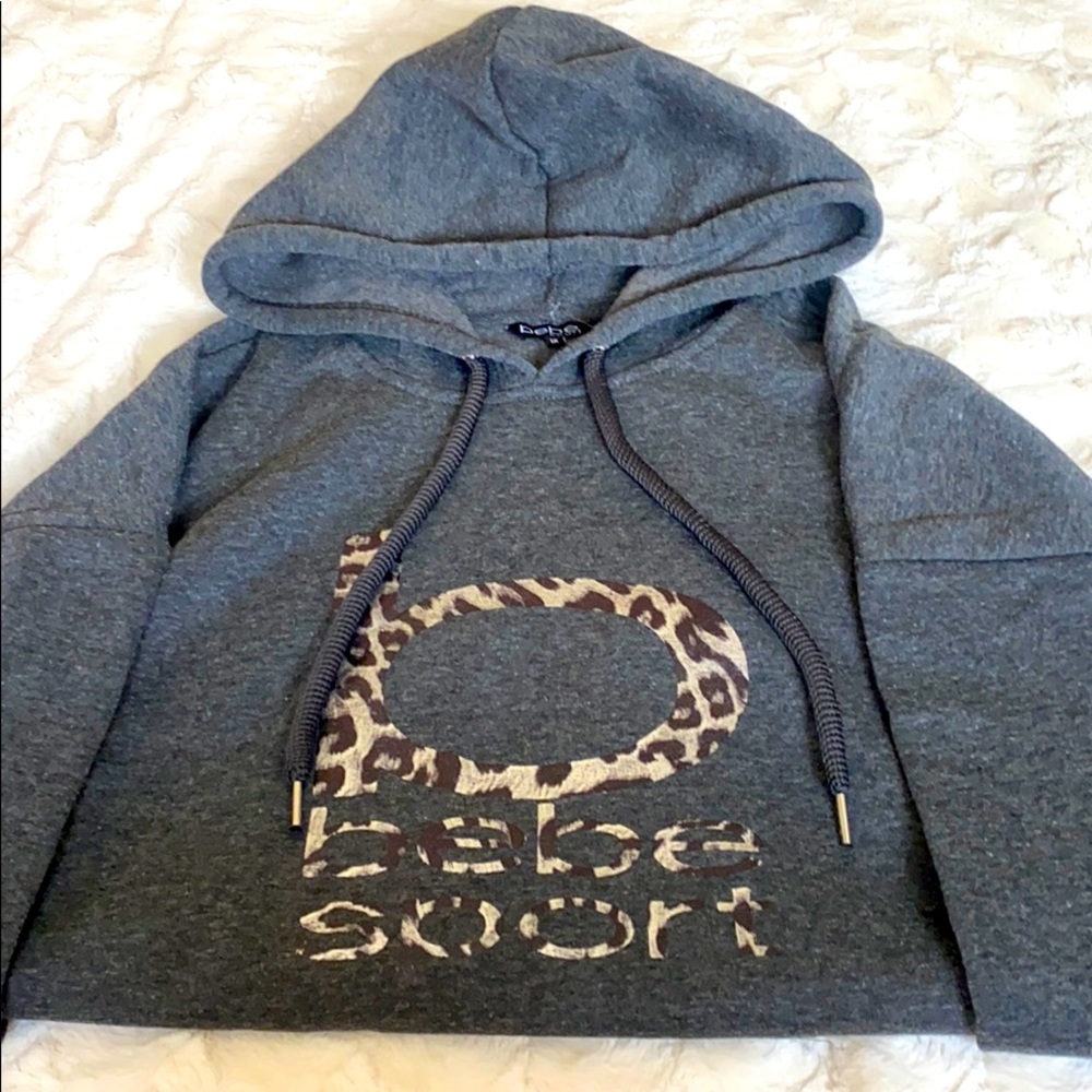 Dark grey logo hoodie